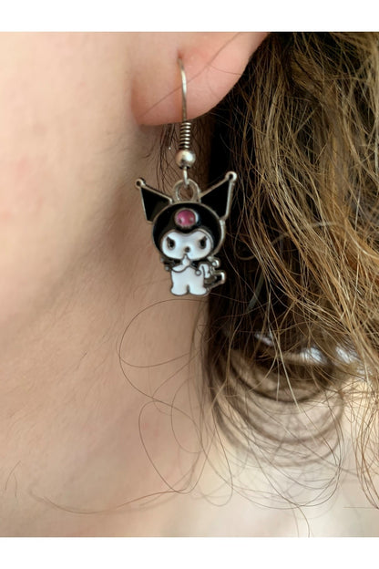 Hi Anime Sanrio My Melody Ve Kuromi Küpe