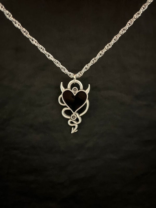 Heart Sembol  Gothic Kolye