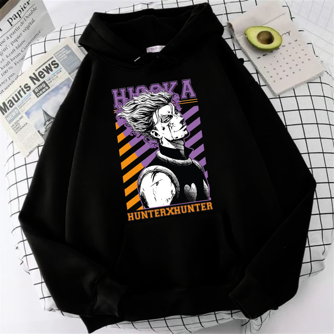 ESC BUTİK Anime Hunter X Hunter Hisoka Unisex Oversize Hoodie