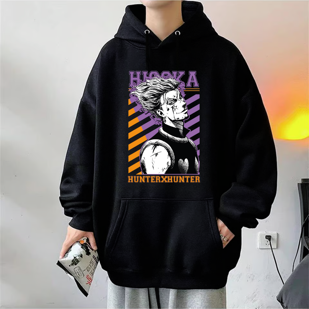 ESC BUTİK Anime Hunter X Hunter Hisoka Unisex Oversize Hoodie