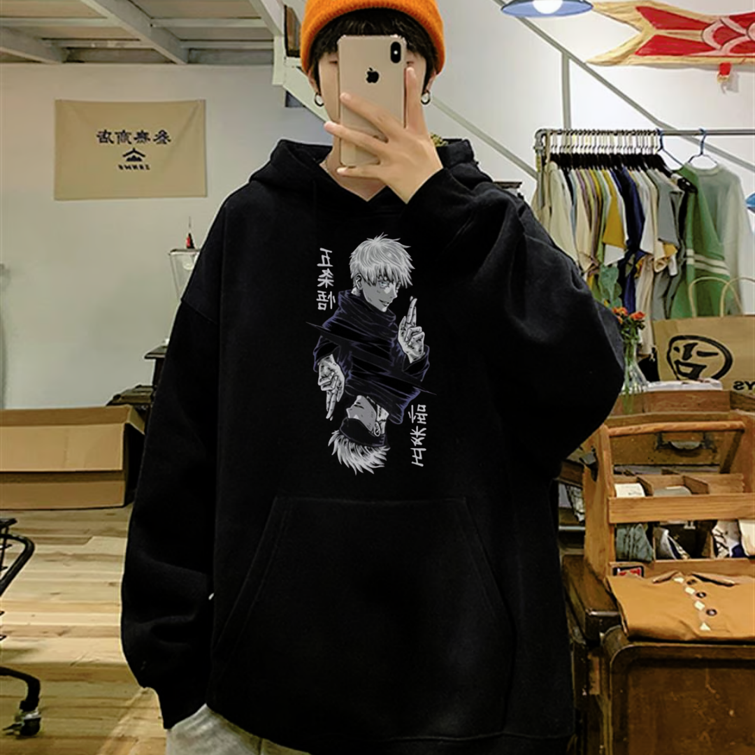 ESC BUTİK Anime Jujutsu Kaisen Oversize Hoodie