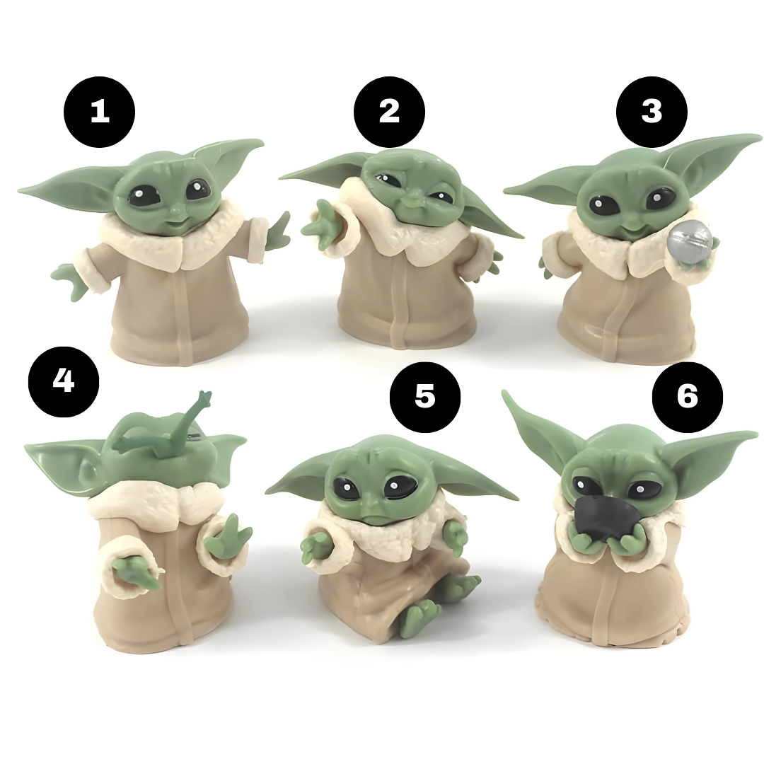 ESC BUTİK Baby Yoda Karakterler Mini Figür Oyuncak