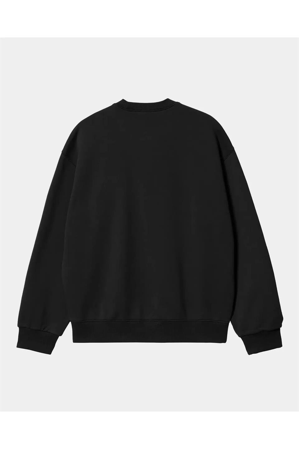 ESC BUTİK Berserk Logo Baskılı Siyah Unisex Oversize Bisiklet Yaka Sweatshirt