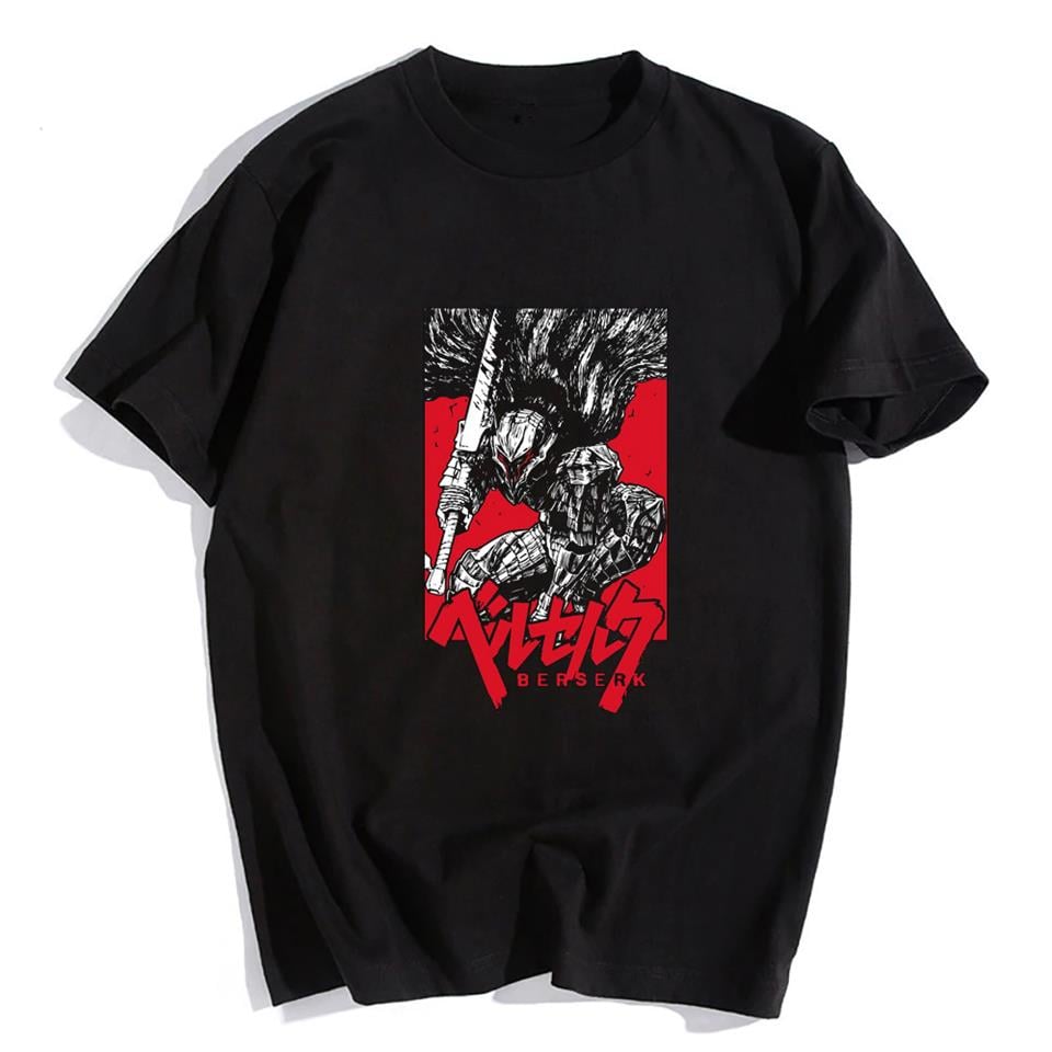 ESC BUTİK Berserk Siyah Unisex Oversize T-shirt