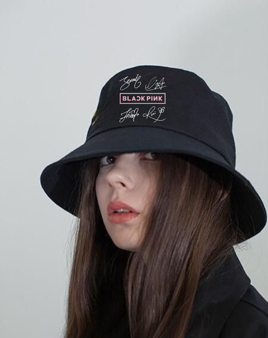 ESC BUTİK Black Pink Bucket Balıkçı Şapka