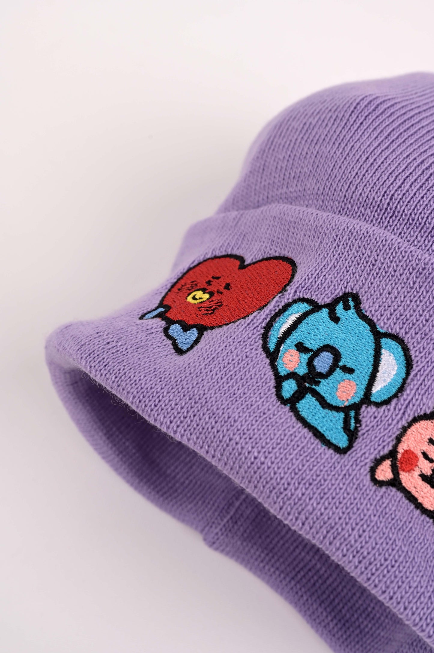 ESC BUTİK Bt21 Nakış İşleme Unisex Mor Bere