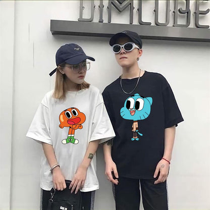 ESC BUTİK Çift Kombini Gumball T-Shirt