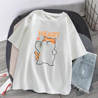 ESC BUTİK Çift Kombini Heart T-Shirt