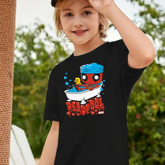 ESC BUTİK Dead Pool Kids Baskılı T-shirt