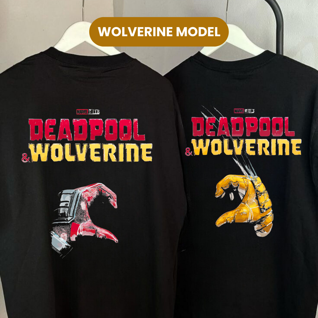 ESC BUTİK Deadpool & Wolverine Oversize T-shirt