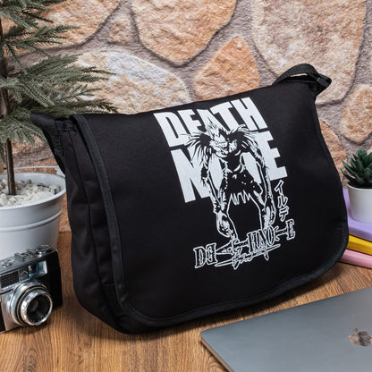 ESC BUTİK Death Note Baskılı Unisex Postacı Çantası