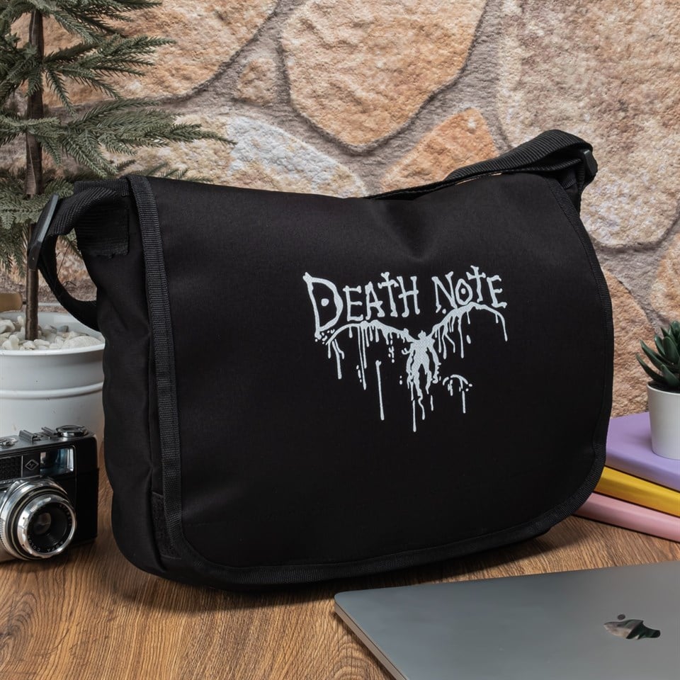 ESC BUTİK Death Note Unisex Postacı Çantası