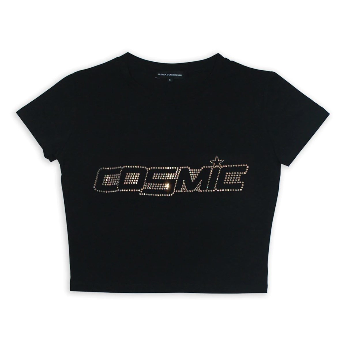 ESC BUTİK Gothic Taş İşleme Stone Cosmic Siyah Crop