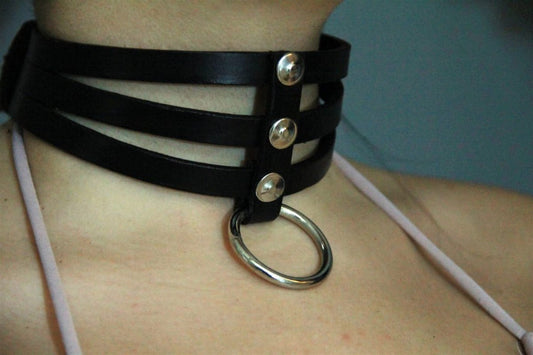 ESC BUTİK Gotik Unisex 3 lü  Ayarlanabilir Choker Kolye