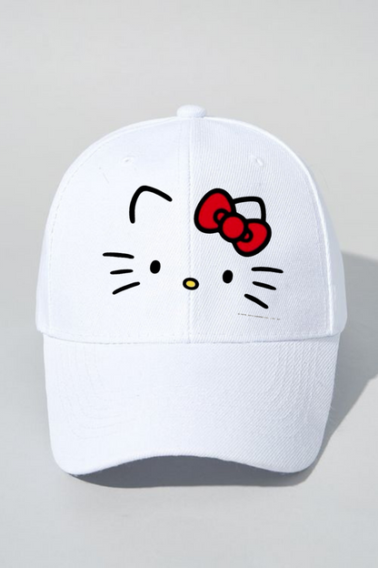 ESC BUTİK Hello Kitty Beyaz Şapka