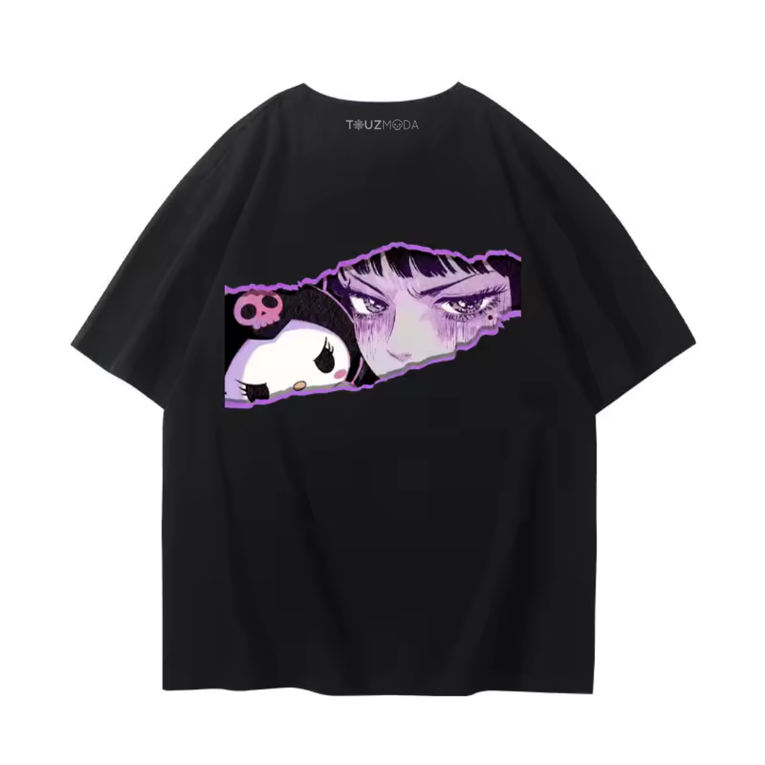 ESC BUTİK Hello Kitty Tomie Kawakami Oversize T-shirt