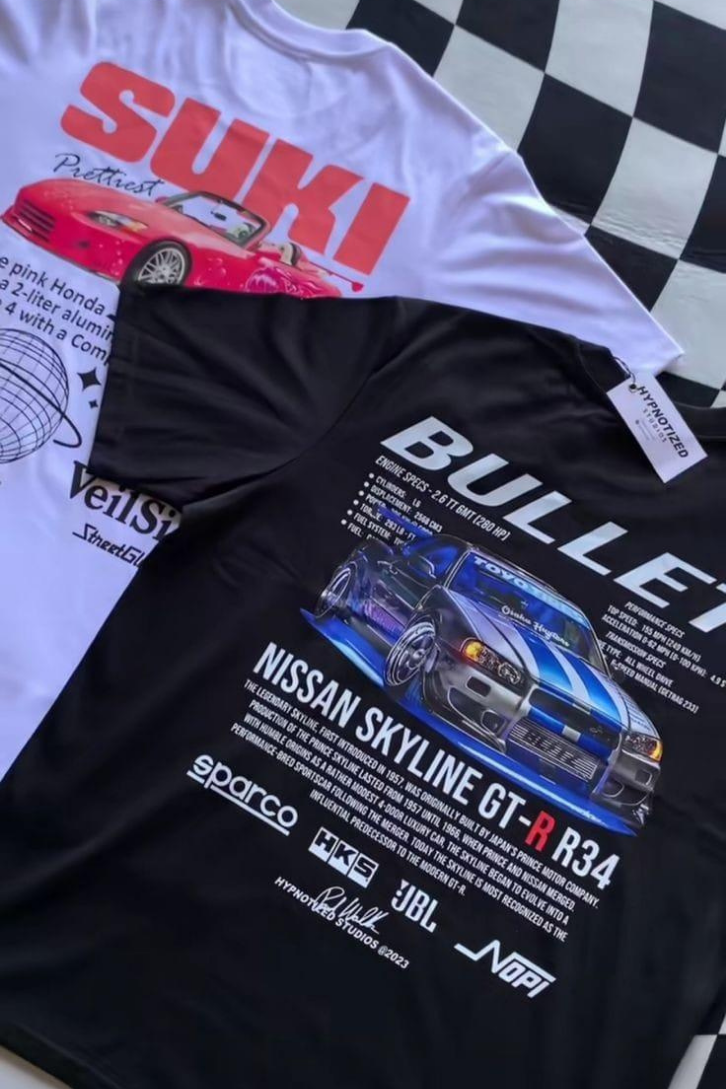 ESC BUTİK Honda&Nissan Baskılı T-shirt