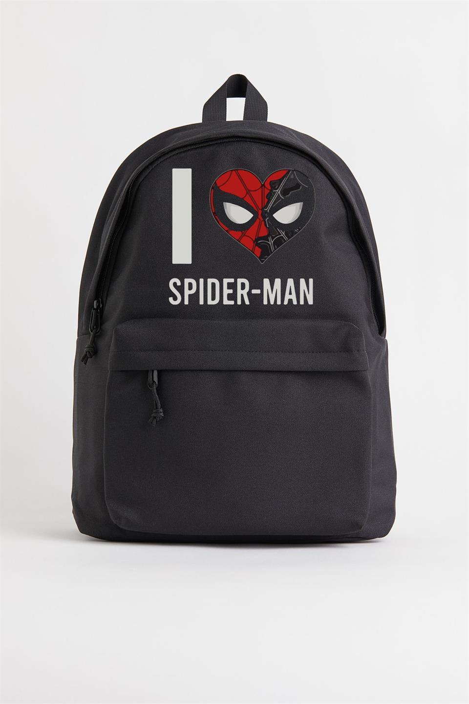 ESC BUTİK I Love Spider-Man Baskılı Unisex Sırt Çantası