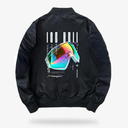 ESC BUTİK Ice Hell Baskılı Unisex Bomber Ceket