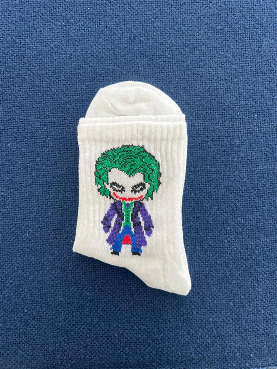 ESC BUTİK Joker Unisex Beyaz Kolej Çorap