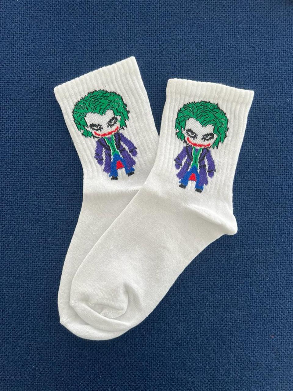 ESC BUTİK Joker Unisex Beyaz Kolej Çorap