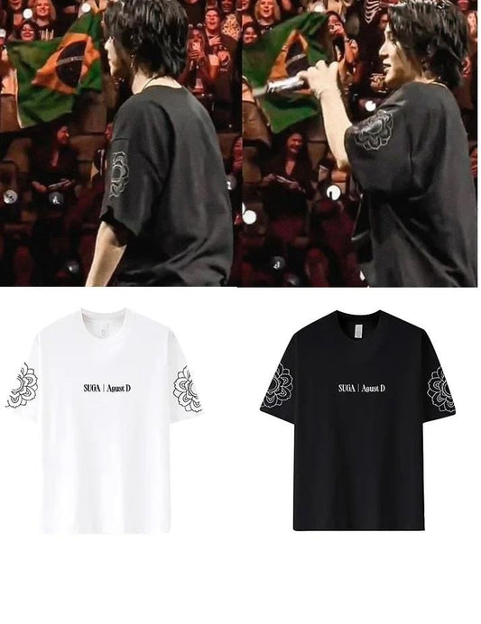 ESC BUTİK K-Pop BTS Suga August D Tour Unisex T-shirt