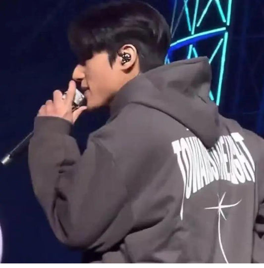 ESC BUTİK Kpop Ateez Antrasit Kapüşonlu Sweatshirt