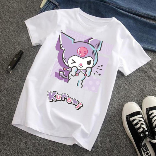 ESC BUTİK Kuromi Kids Baskılı T-shirt