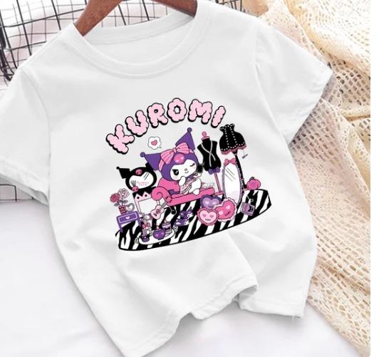 ESC BUTİK Kuromi Kids Baskılı T-shirt