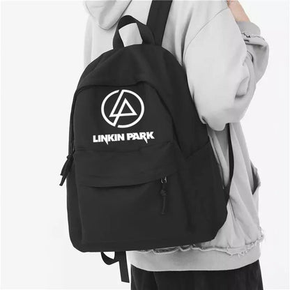 ESC BUTİK Linkin Park Logo Baskılı Unisex Sırt Çantası