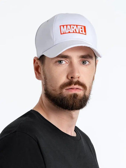 ESC BUTİK Marvel Beyaz Şapka