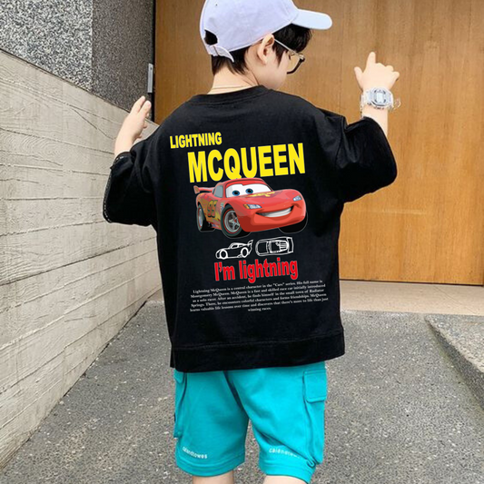 ESC BUTİK Mcqueen Kids Baskılı T-shirt