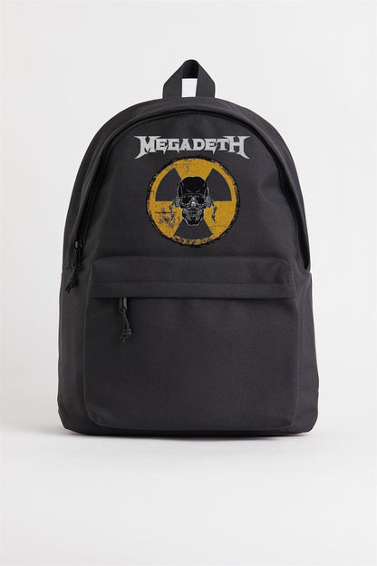 ESC BUTİK Megadeth Skull Baskılı Unisex Sırt Çantası