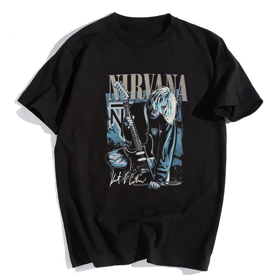 ESC BUTİK Nirvana Siyah Unisex Oversize T-shirt