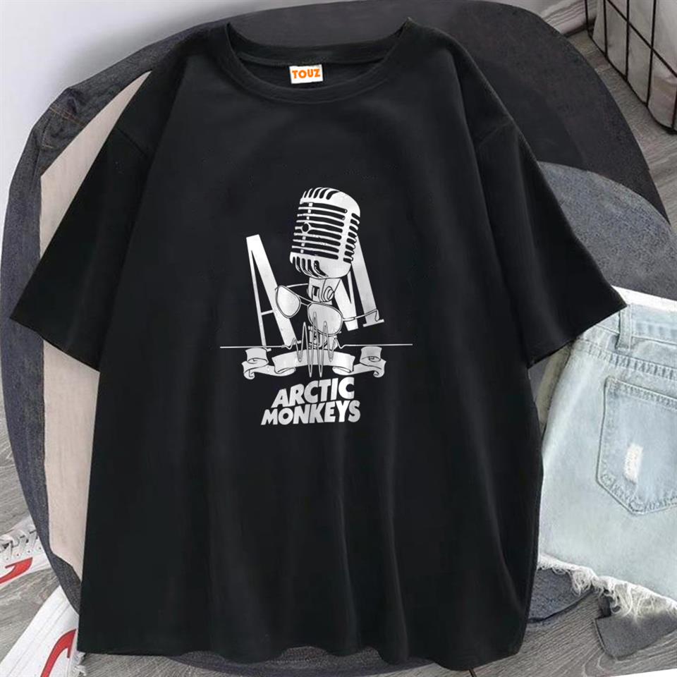 ESC BUTİK Rock Serisi Arctic Monkeys Siyah Unisex Oversize T-shirt