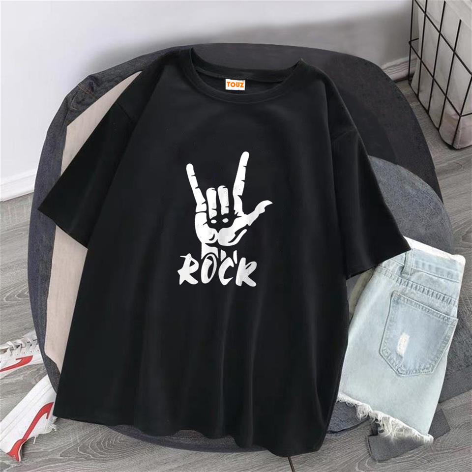 ESC BUTİK Rock Siyah Unisex Oversize T-shirt