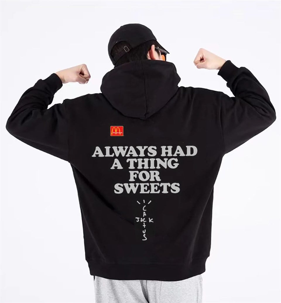 ESC BUTİK Sokak Tarzı M Always Had İçi Pamuklu Kapüşonlı Sweatshirt