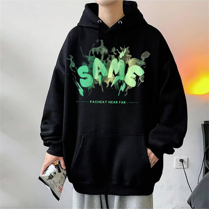 ESC BUTİK Street Wear Same Oversize Unisex Siyah Sweatshirt