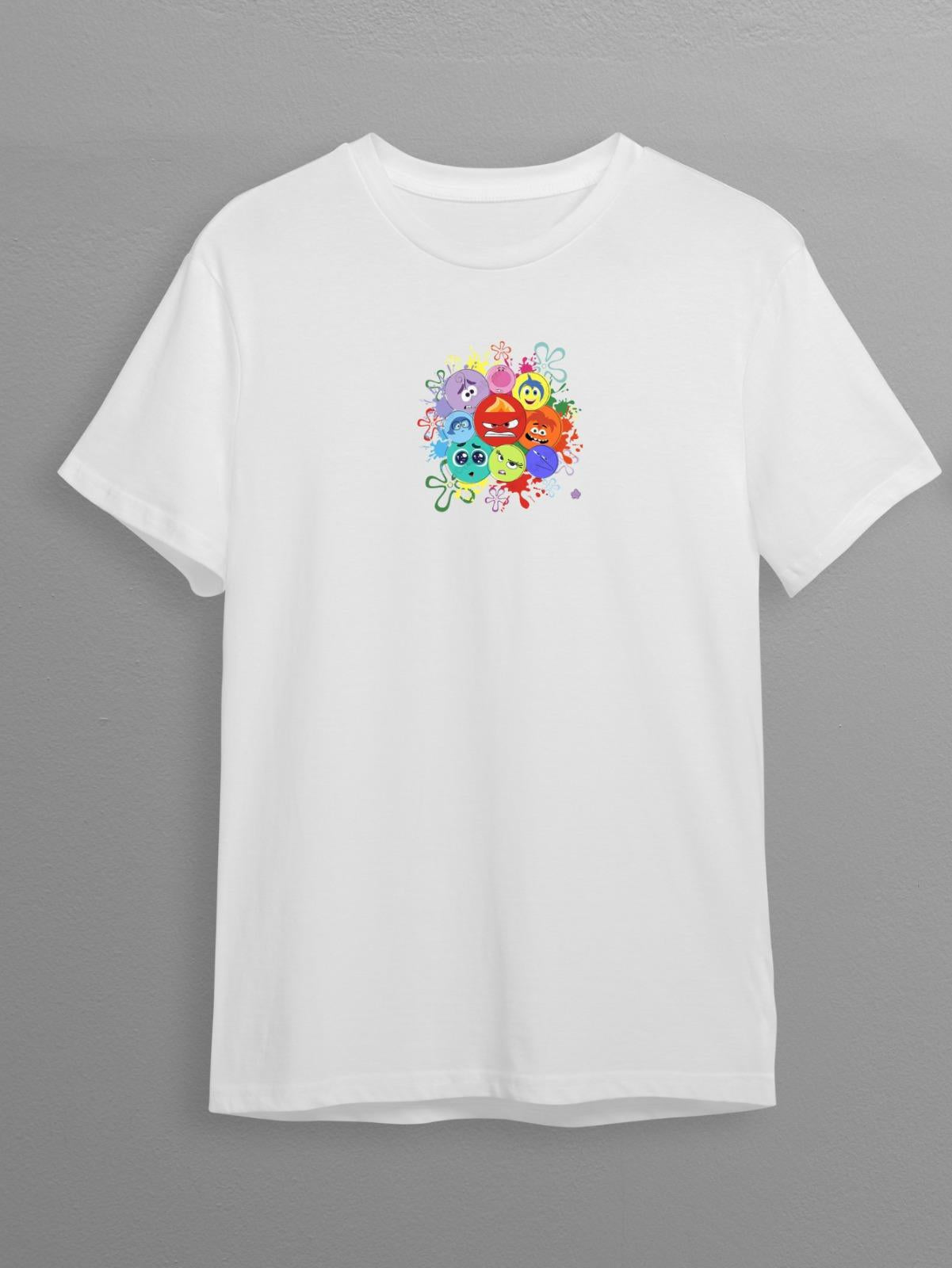 ESC BUTİK Ters Yüz Kids Ön Arka Baskılı T-shirt