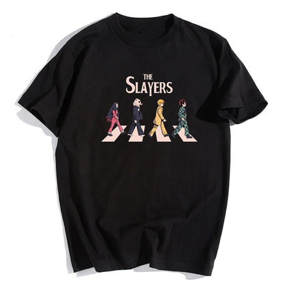 ESC BUTİK The Slayers Siyah Unisex Oversize T-shirt