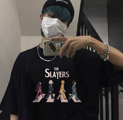 ESC BUTİK The Slayers Siyah Unisex Oversize T-shirt