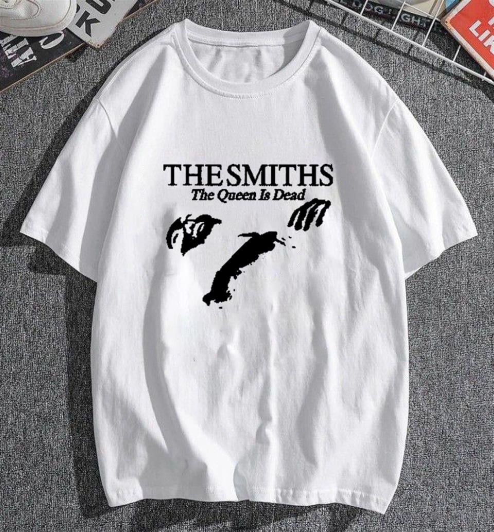 ESC BUTİK The Smiths Beyaz Unisex Oversize T-shirt