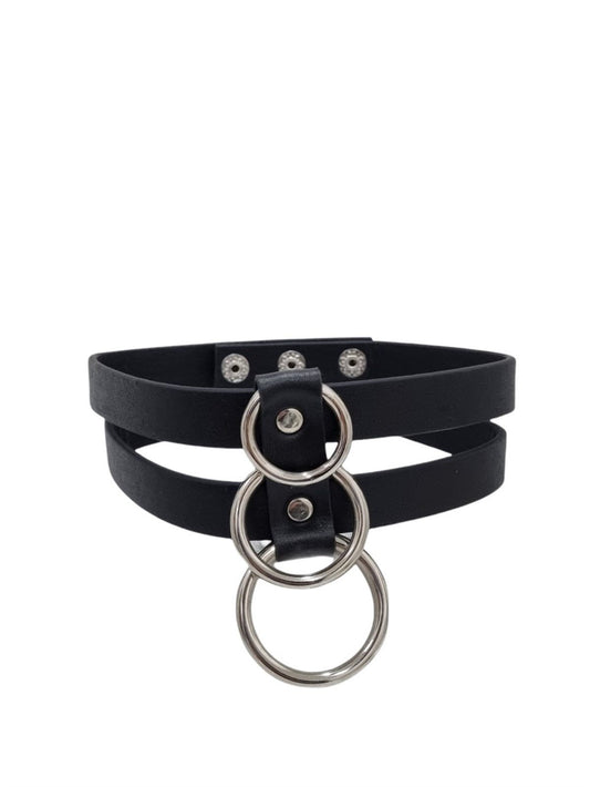 ESC BUTİK Three Cercle Double Choker