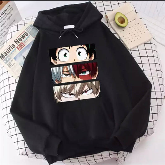 ESC BUTİK Touz My Hero Academia - Mix Eyes (Unisex) Kapşonlu