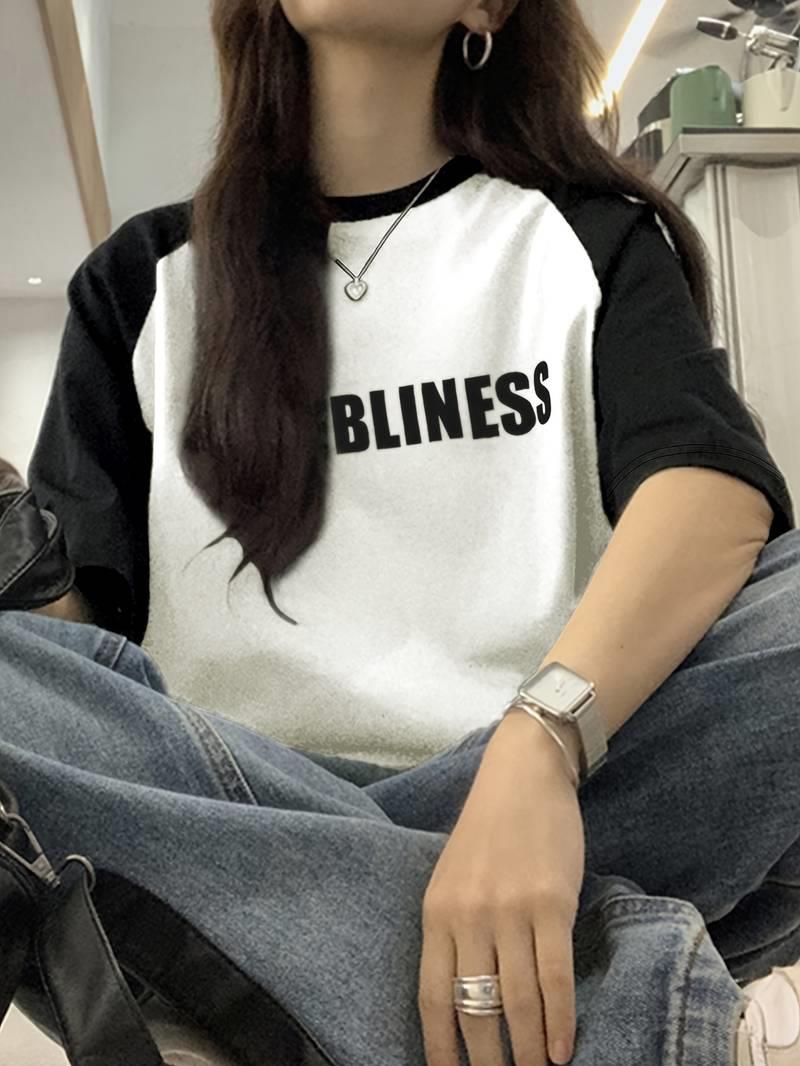 ESC BUTİK Y2k ORDEBLINESS Beyaz Reglan Kol Oversize T-shirt