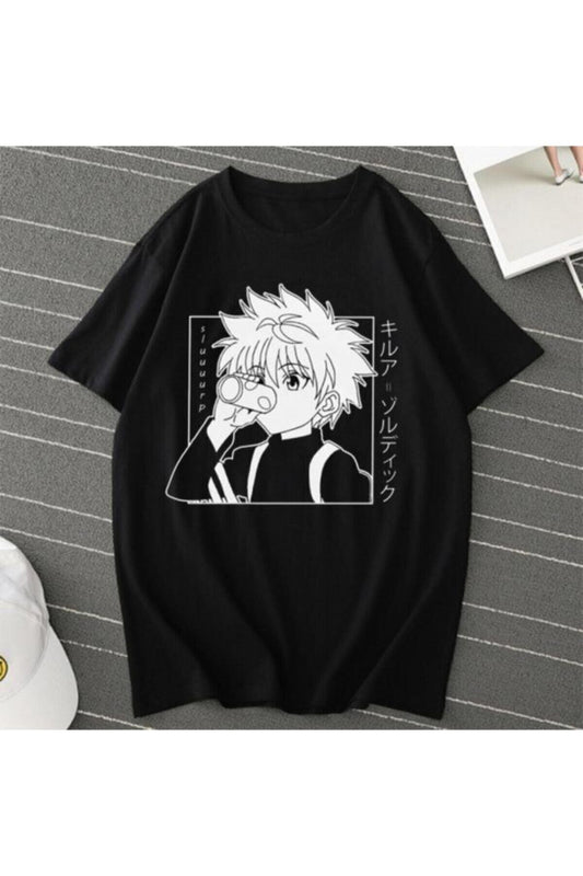 Hunter X Hunter Anime Tasarım T-shirt