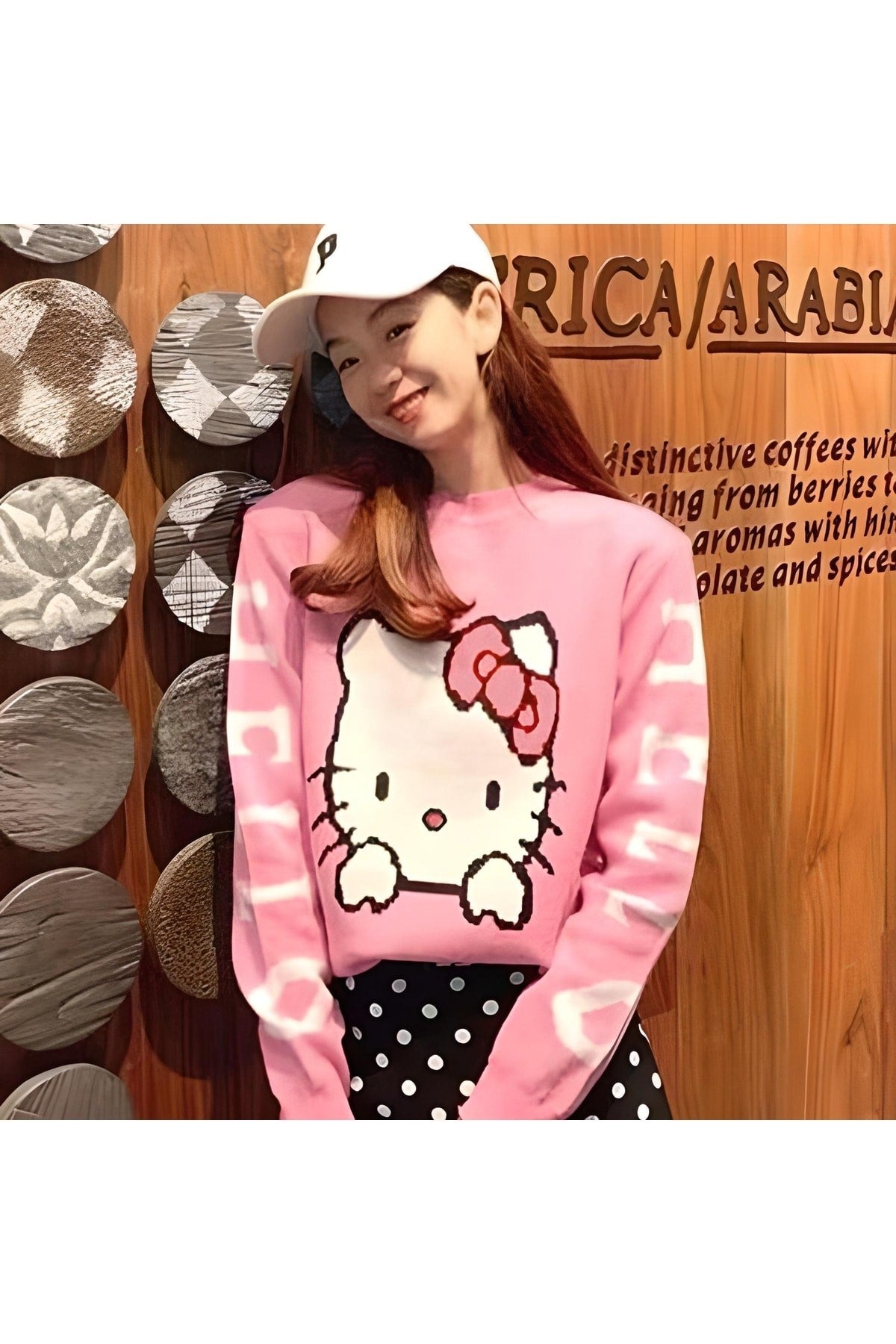 Anime Hello Kitty Oversize Pembe